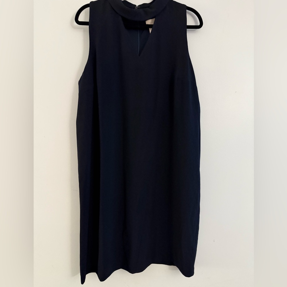 Chico's Elegant Dark Blue Midi Dress